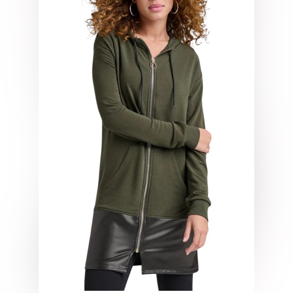 C7- Venus - Size Large - Long Zip Up Cardigan